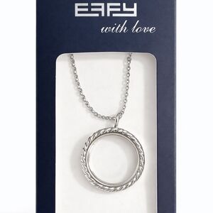 NWT Effy Silver Plated Locket Pendant Necklace